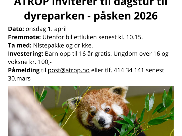 Dagstur til dyreparken
